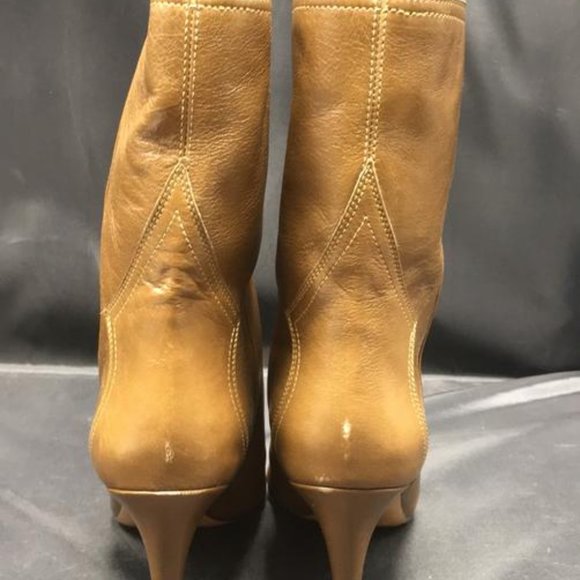 Isabel Marant Leather Pointed Toe Cowboy Boots - Picture 4 of 12